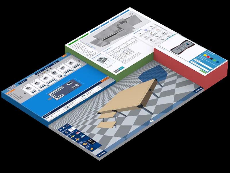 A product configurator running on a retailer product page