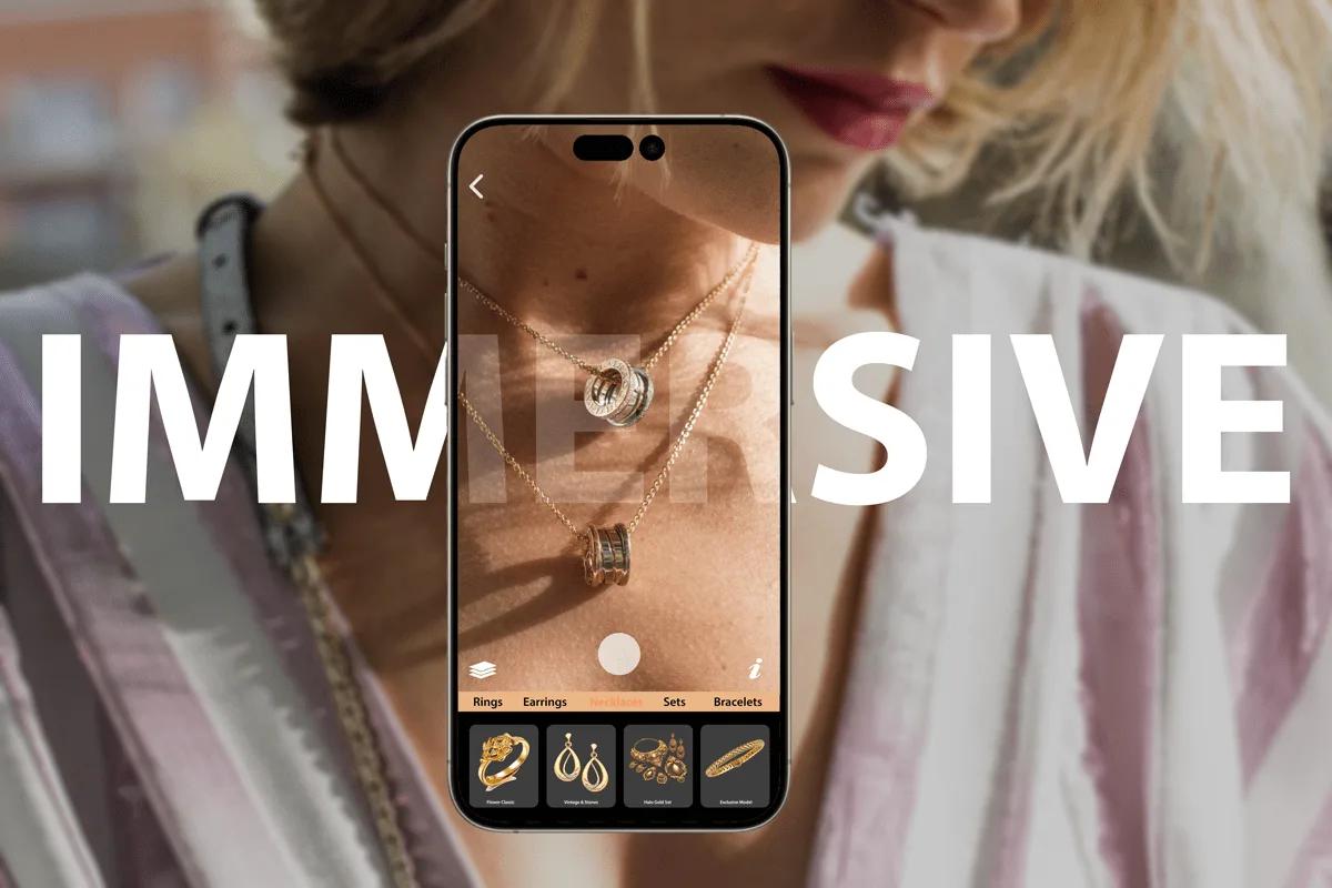 Augmented reality virtual try-on for a fashion accessory
