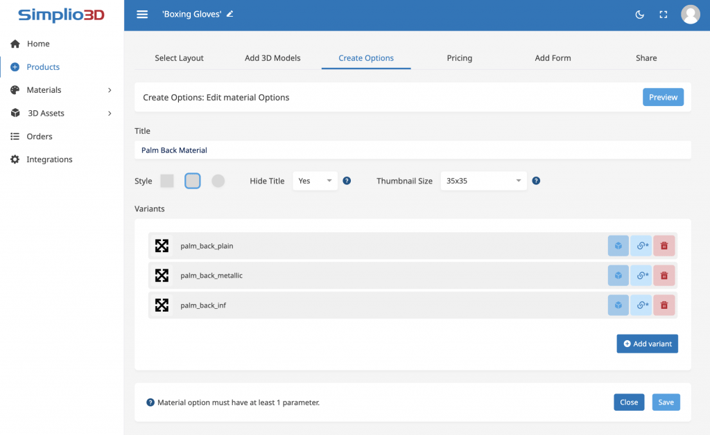 Build 3D Configurator